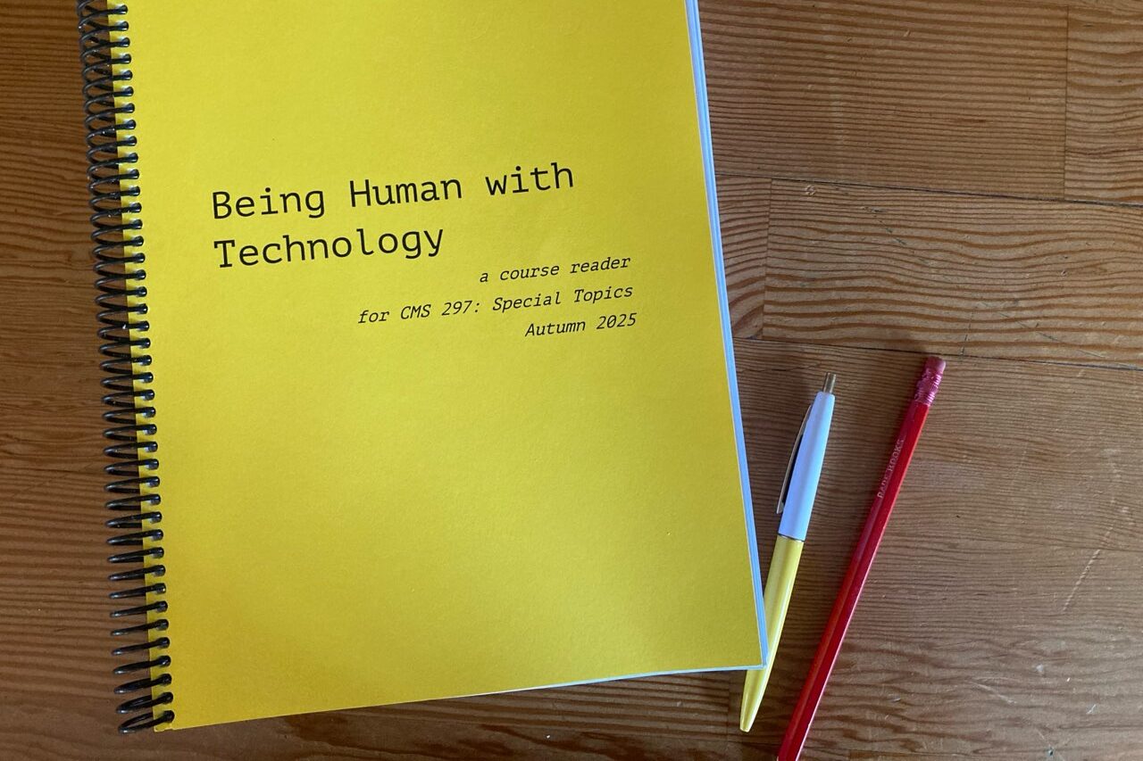 Image of our course reader